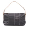 Chanel CC Chocolate Bar Canvas Shoulder Bag Secondhand