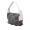 Chanel CC Chocolate Bar Canvas Shoulder Bag Secondhand