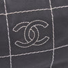 Chanel CC Chocolate Bar Canvas Shoulder Bag Secondhand