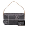 Chanel CC Chocolate Bar Canvas Shoulder Bag Secondhand