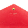 Saint Laurent Grain De Poudre Chevron Monogram Envelope Wallet on Chain Secondhand