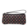 Fendi Canvas Monster Clutch Secondhand