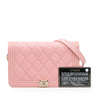 Chanel Quilted Caviar Boy Wallet on Chain Secondhand