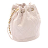 Chanel CC Quilted Calfskin Drawstring Bucket Bag Secondhand