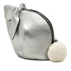 LOEWE Mini Metallic Calfskin Shearling Bunny Crossbody Secondhand