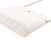 Chanel Quilted Caviar Dome Zip Clutch with Chain Secondhand
