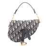Dior Mini Oblique Canvas Saddle Bag Secondhand