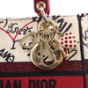 Dior DiorAmour Medium Embroidered Canvas Graffiti Lady D Lite Secondhand