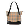 Secondhand Burberry Haymarket Check Canvas Handbag