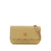 Chanel CC Quilted Lambskin Clutch With Chain Secondhand