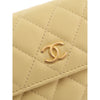 Chanel CC Quilted Lambskin Clutch With Chain Secondhand
