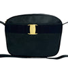 Ferragamo Lizard Embossed Leather Vara Crossbody Secondhand