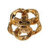 Chanel Gold Plated CC Chain Link Clip On Earrings Secondhand