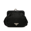 Prada Tessuto Kiss Lock Frame Coin Pouch Secondhand