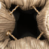 Chanel Small Metallic Calfskin Coco Pleats Drawstring Backpack Secondhand