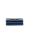 Secondhand Chanel Square Quilted Grained Calfskin Cuba Thread Around Wallet On Chain