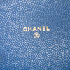 Secondhand Chanel Square Quilted Grained Calfskin Cuba Thread Around Wallet On Chain