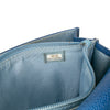 Secondhand Chanel Square Quilted Grained Calfskin Cuba Thread Around Wallet On Chain