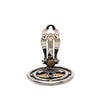 Chanel CC Brass Round Wheel Clip On Earrings Secondhand