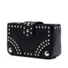 Prada City Calfskin Studded Elektra Turn Lock Clutch Secondhand