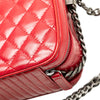Chanel Small Quilted Glazed Calfskin Coco Boy Camera Bag Secondhand