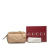 Gucci Super Mini GG Debossed Calf Chain Wallet Secondhand