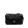 Chanel Medium Quilted Lambskin Pearl Studs Flap Secondhand