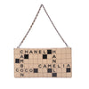 Chanel Quilted Lambskin Camellia Crossword Handbag Secondhand