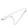 Louis Vuitton Silver Plated Essential V Supple Necklace Secondhand