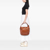 Burberry Pebbled Leather Turn Lock Tote Secondhand