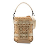 Dior Raffia and Leather Sahara Wicker Basket Bucket Bag Secondhand