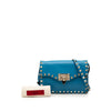 Valentino Mini Leather Rockstud Flap Crossbody Secondhand