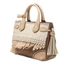 Burberry Small Leather Brogue Banner Satchel Secondhand