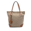 Gucci Medium GG Canvas GG Charm Tote Secondhand
