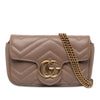 Gucci Mini GG Marmont Matelasse Leather Flap Crossbody Secondhand