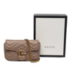 Gucci Mini GG Marmont Matelasse Leather Flap Crossbody Secondhand