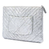 Chanel Medium Chevron Metallic Aged Calfskin O Case Clutch Secondhand