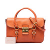 Miu Miu Goatskin Madras Flap Satchel Secondhand