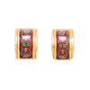 Secondhand Hermès Printed Enamel Clip On Earrings 