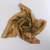 Hermès Carré 90 "Profilé" Silk handkerchief in Brown Secondhand