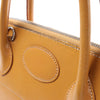 HERMES Bolide 35 Leather Handbag in Natural Brown □D: 2000 Secondhand