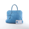 HERMES Bolide Relax 45 Handbag in Veau Sikkim Azure T:2015 Secondhand