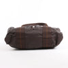 Hermes Caravan Horizontal PM Veau Derma Chocolat Silver Metal Fittings 2Way Handbag Secondhand