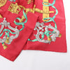 Hermès Carré 90 "Ferronnerie" 100% Silk Scarf in Red Secondhand
