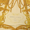 Hermès Carré 140 "BRIDES de GALA" Silk handkerchief in Brown Secondhand