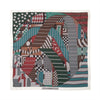 Hermès Carré 140 "ONE TWO THREE AND AWAY WE GO" Silk handkerchief in Gray Secondhand