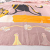 Secondhand Hermès Carré 140 "Caleche Mors et Bouteilles" Silk handkerchief in Pink x Beige