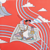 Secondhand Hermès Carré 70 "CARRES VOLANTS" Silk handkerchief in Red