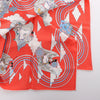 Hermès Carré 70 "CARRES VOLANTS" Silk handkerchief in Red Secondhand