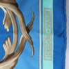Hermès Carré 70 "Couronnes Crown" Silk handkerchief in Blue Secondhand